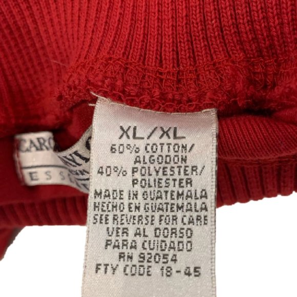 Carolyn Taylor Essentials Red Ribbed Turtleneck Sleeveless Sweater Women’s XL - Picture 10 of 11